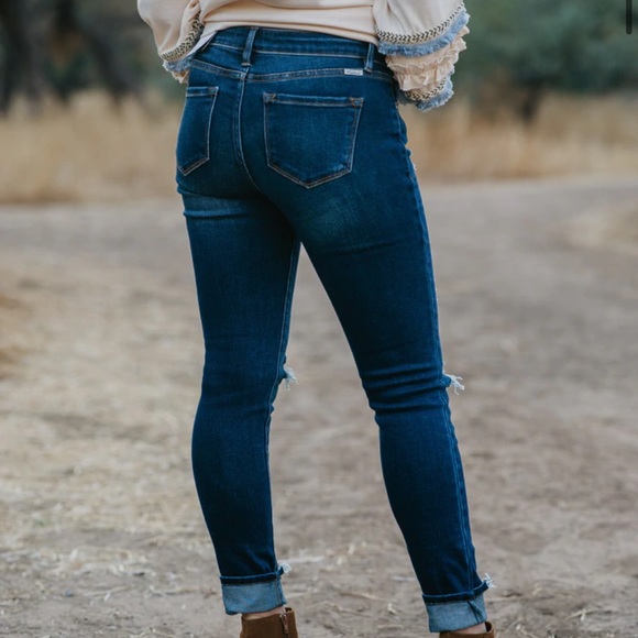 Wren and Ivory Kancan Delia Distressed Jeans - Picture 7 of 7